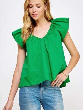 NWT Strut & Bolt Poplin Top